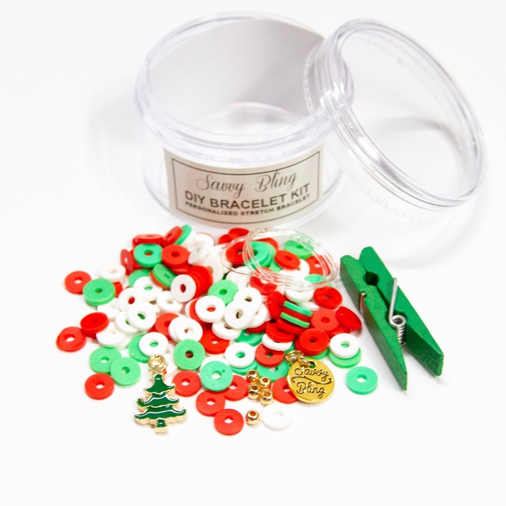 Christmas Tree Charm Bracelet Kit
